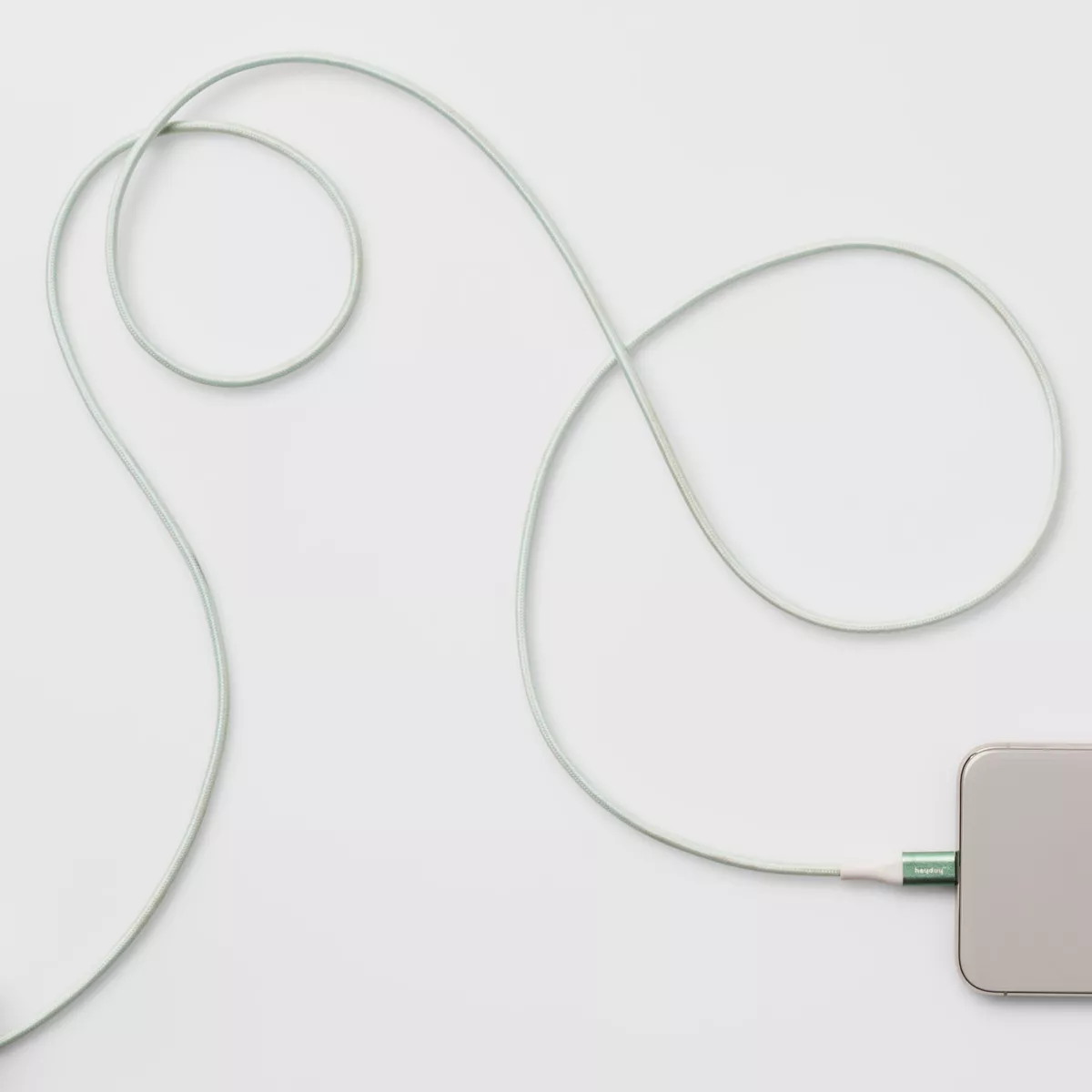 heyday™ Lightning to USB-A Braided Cable 6ft - Teal/White
