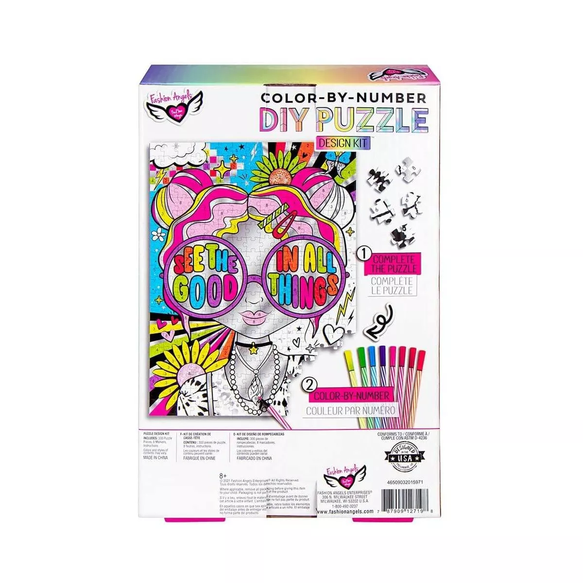 Fashion Angels Fashion Angels See The Good Coloring Puzzle
