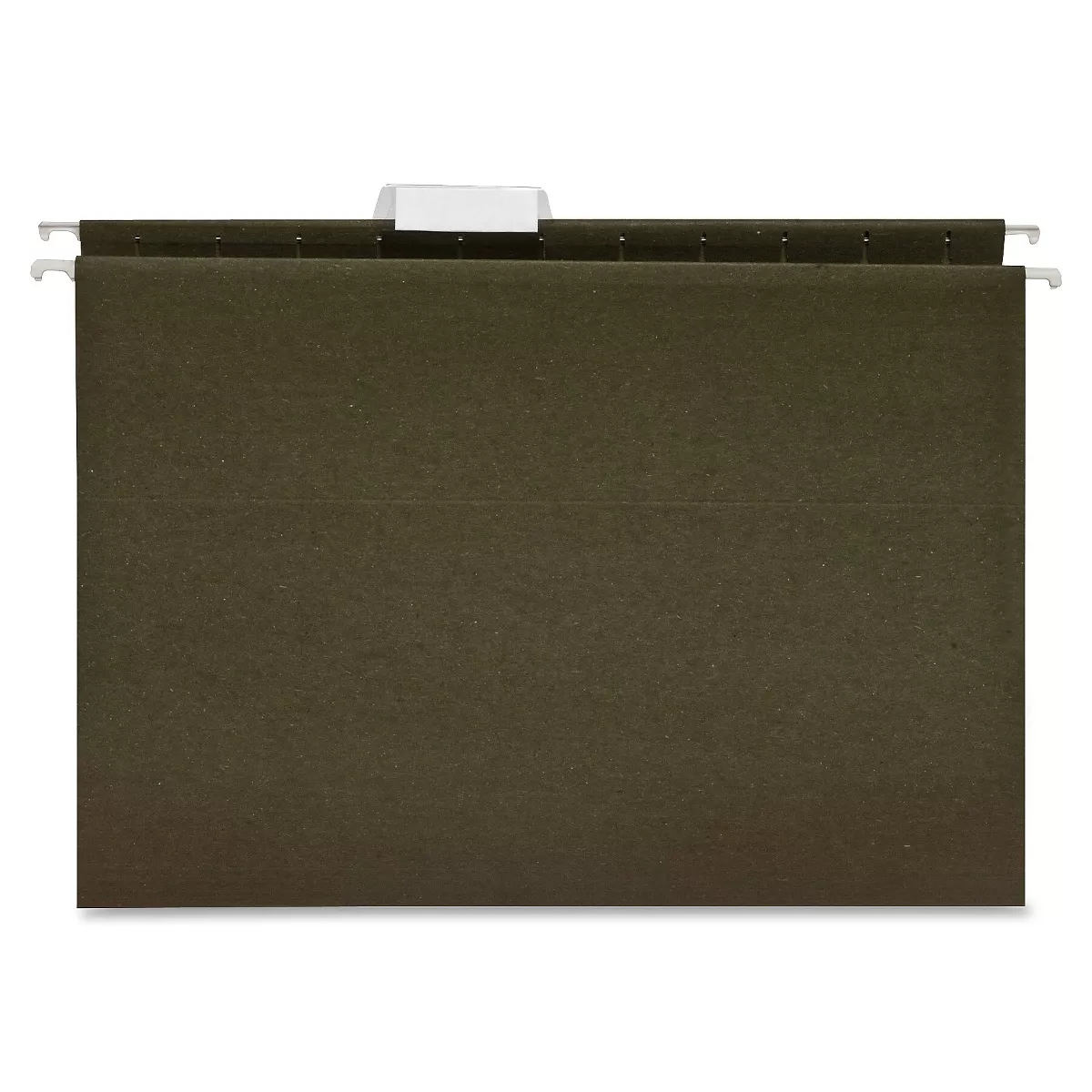 Business Source Hanging Folder 1/5 Tab Cut Letter 25/BX Standard Green 17533