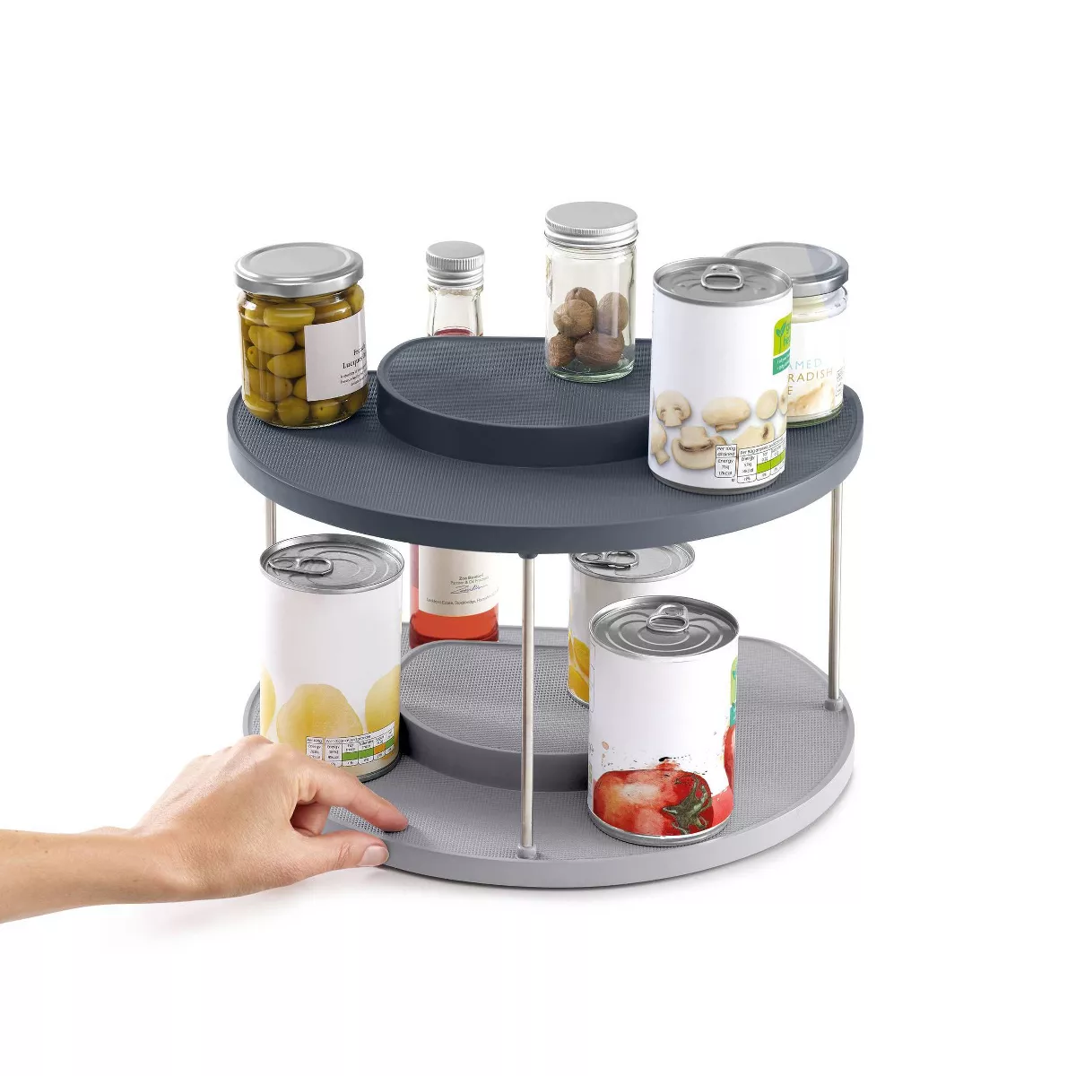 Joseph Joseph CupboardStore 2-Tier Rotating Organizer