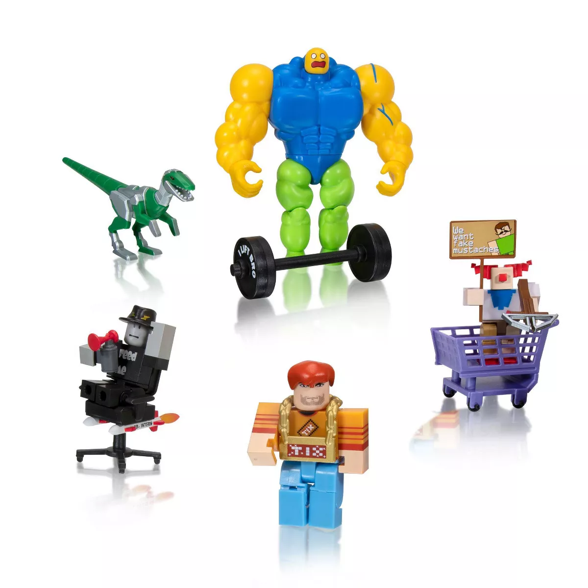 Roblox Action Collection - Meme Pack Playset (Includes Exclusive Virtual Item)