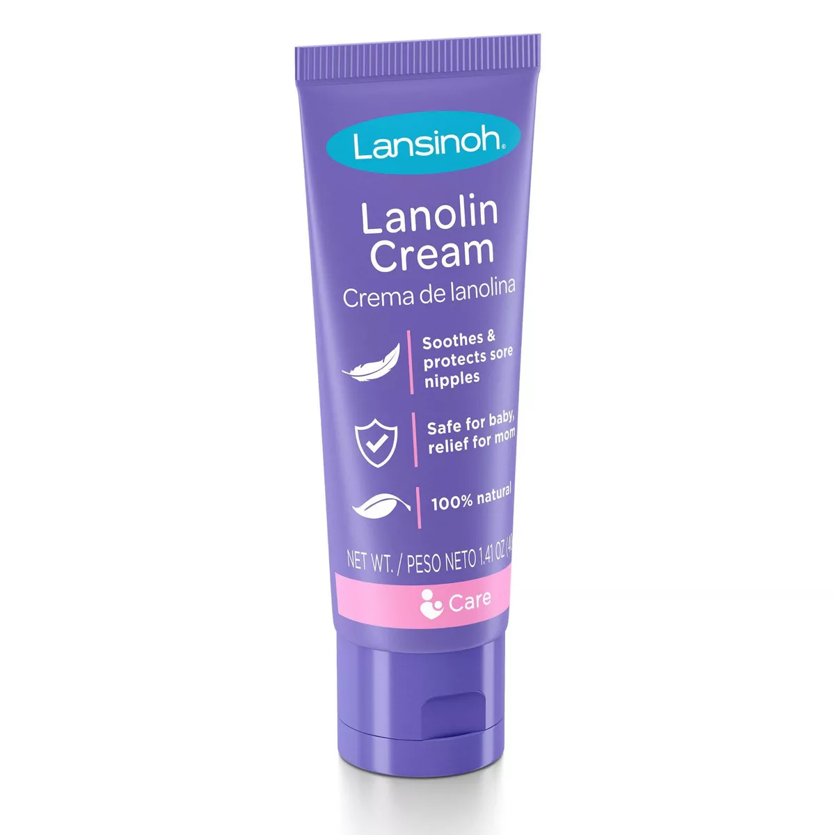 Lansinoh Lanolin Nipple Cream for Breastfeeding, 1.41oz with 40gr Bonus Tube