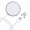 Letscom Magnetic Wireless Charger Charger Compatible with Mag-Safe charger, USB-C Rapid Charging, PD QC3.0, Qi Compact - W02