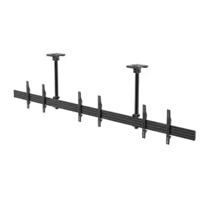 Monoprice 3x1 Menu Board Ceiling Mount For Displays Between 32in to 65in, Max Weight 66 lbs. ea., VESA Patterns up to 600x400 - Commercial Series