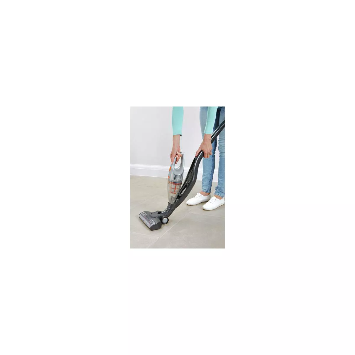 BLACK+DECKER Quick Clean Cordless 2-in-1 Stick Vacuum - Titanium Gray - HSVB420J