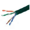 Monoprice Cat5e Ethernet Bulk Cable - 1000 Feet - Green | Network Internet Cord - Solid, 350Mhz, UTP, CMR, Riser Rated, Pure Bare Copper Wire, 24AWG