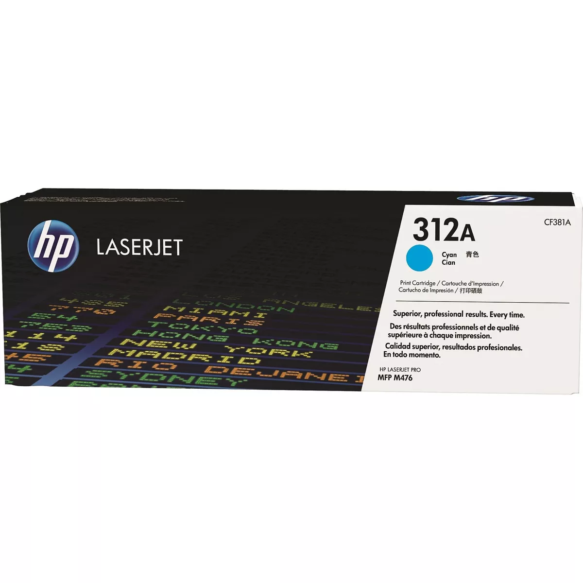 HP Inc. HP 312A (CF381A) Cyan Original LaserJet Toner Cartridge