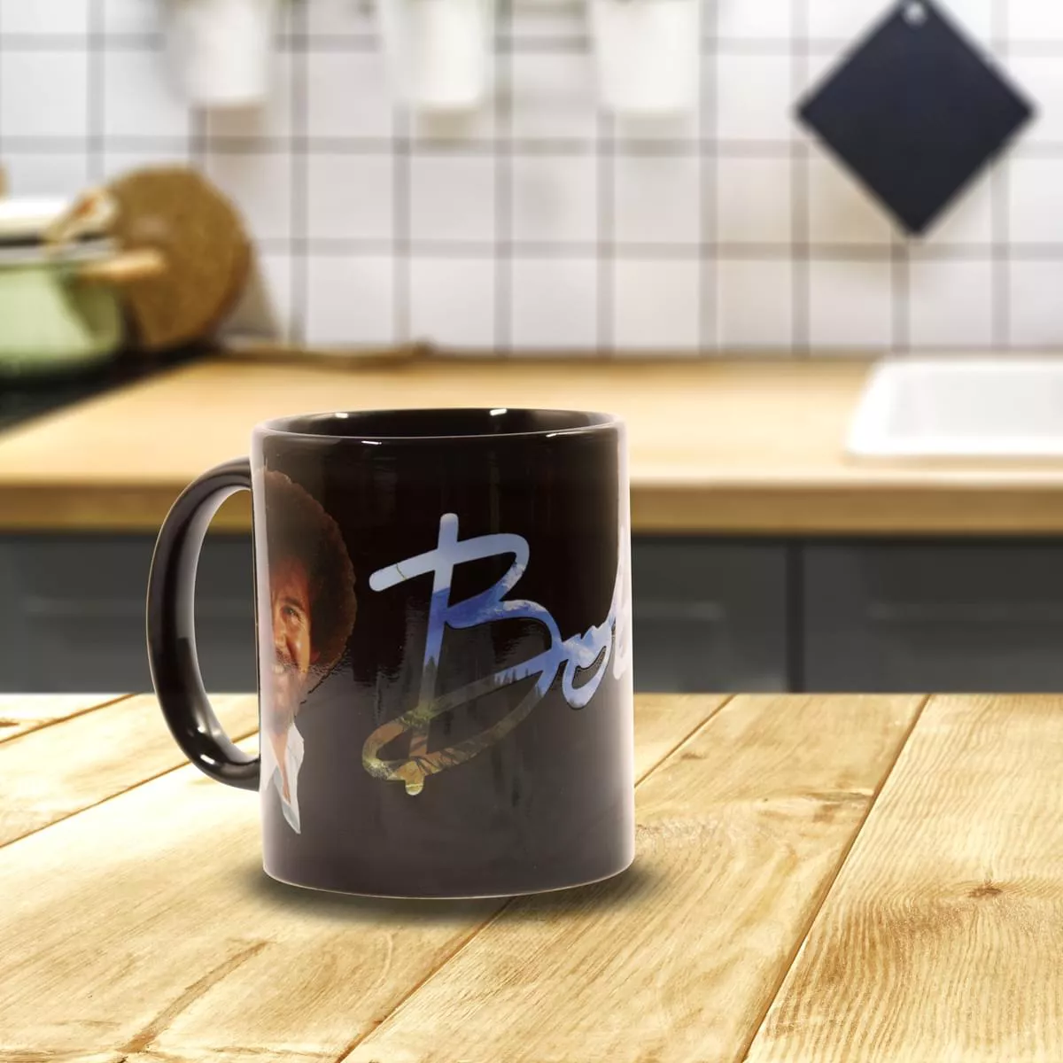 Surreal Entertainment Bob Ross Exclusive Color Change Ceramic Coffee Mug 12 ounces