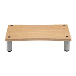 Monolith Amplifier/Component Stand XL - Maple, Open Air Design, Scratch-Resistant, Hold Up to 200lbs. Perfect Way to Organize AV Components
