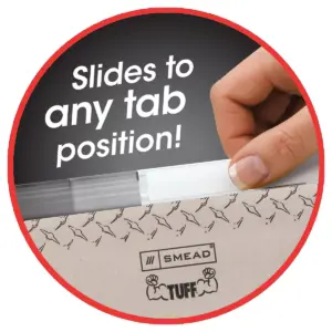 Smead Hanging File Folder w/ Slide Tab Letter 2
