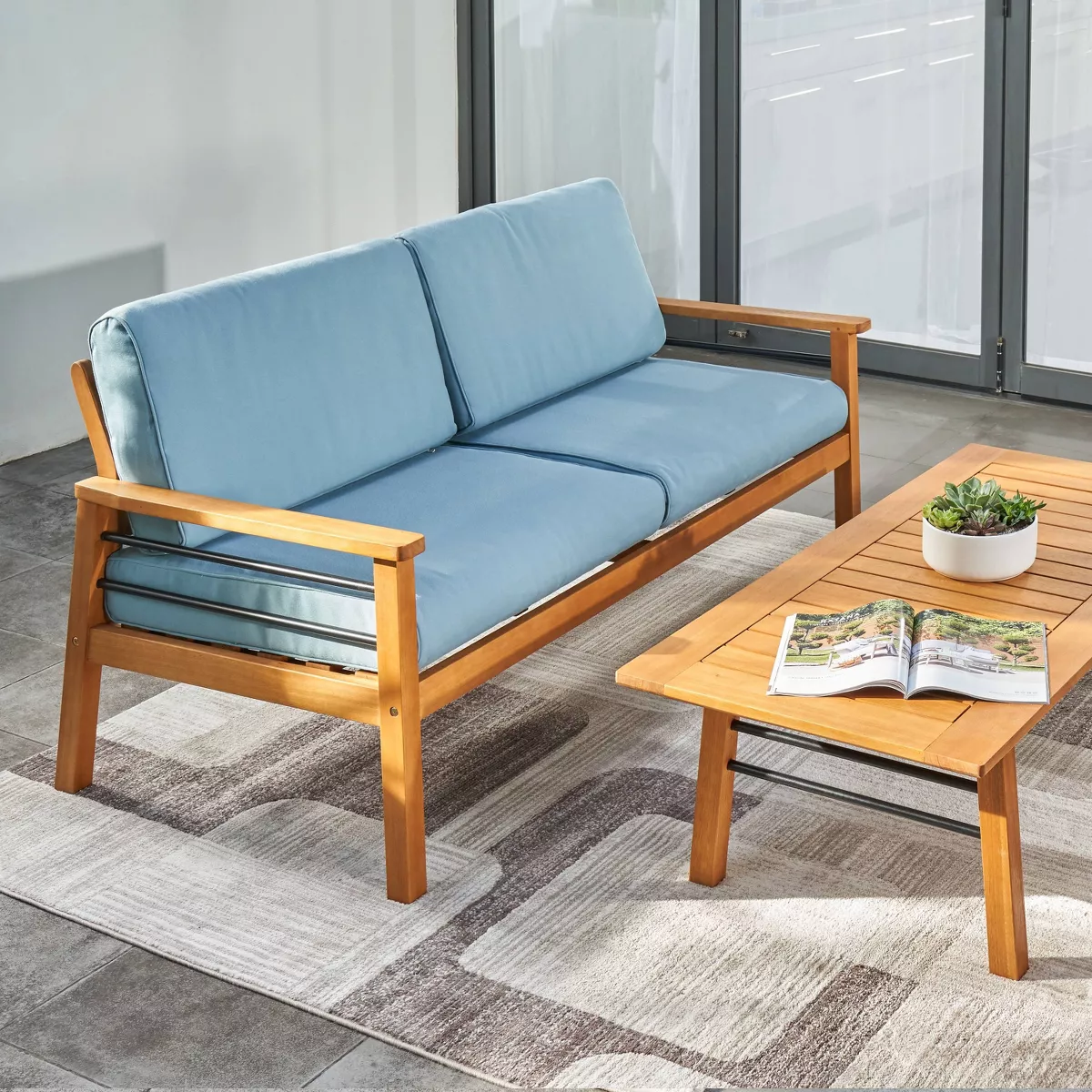 Gloucester 4pc Patio Sofa Set - Vifah
