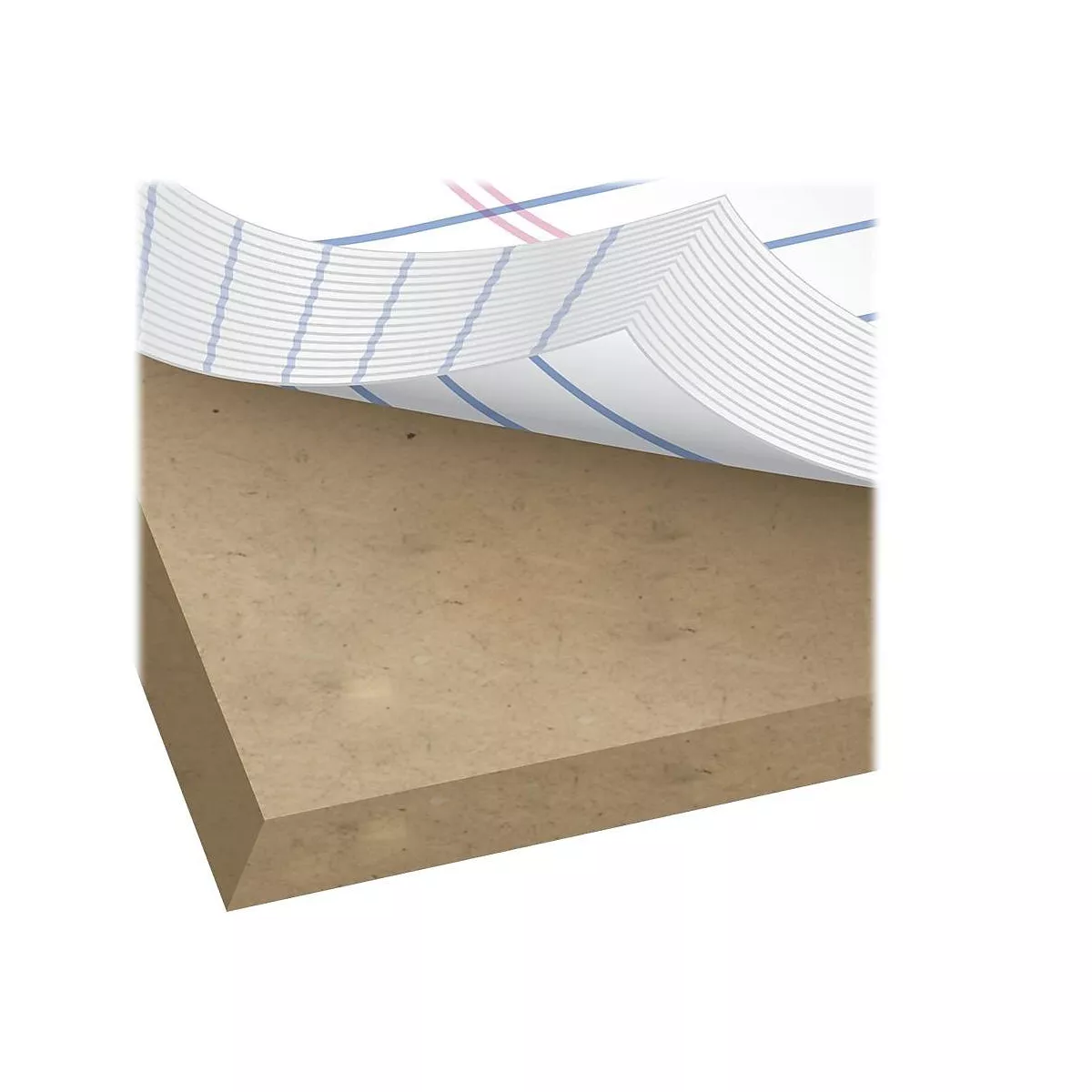 Ampad Double Sheets Pad Legal/Wide 8 1/2 x 11 3/4 White 100 Sheets 20244