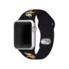 NFL Minnesota Vikings Apple Watch Compatible Silicone Band 38mm - Black