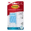 Command 2 Medium 4 Large Sized Water Resistant Replacement Strips White