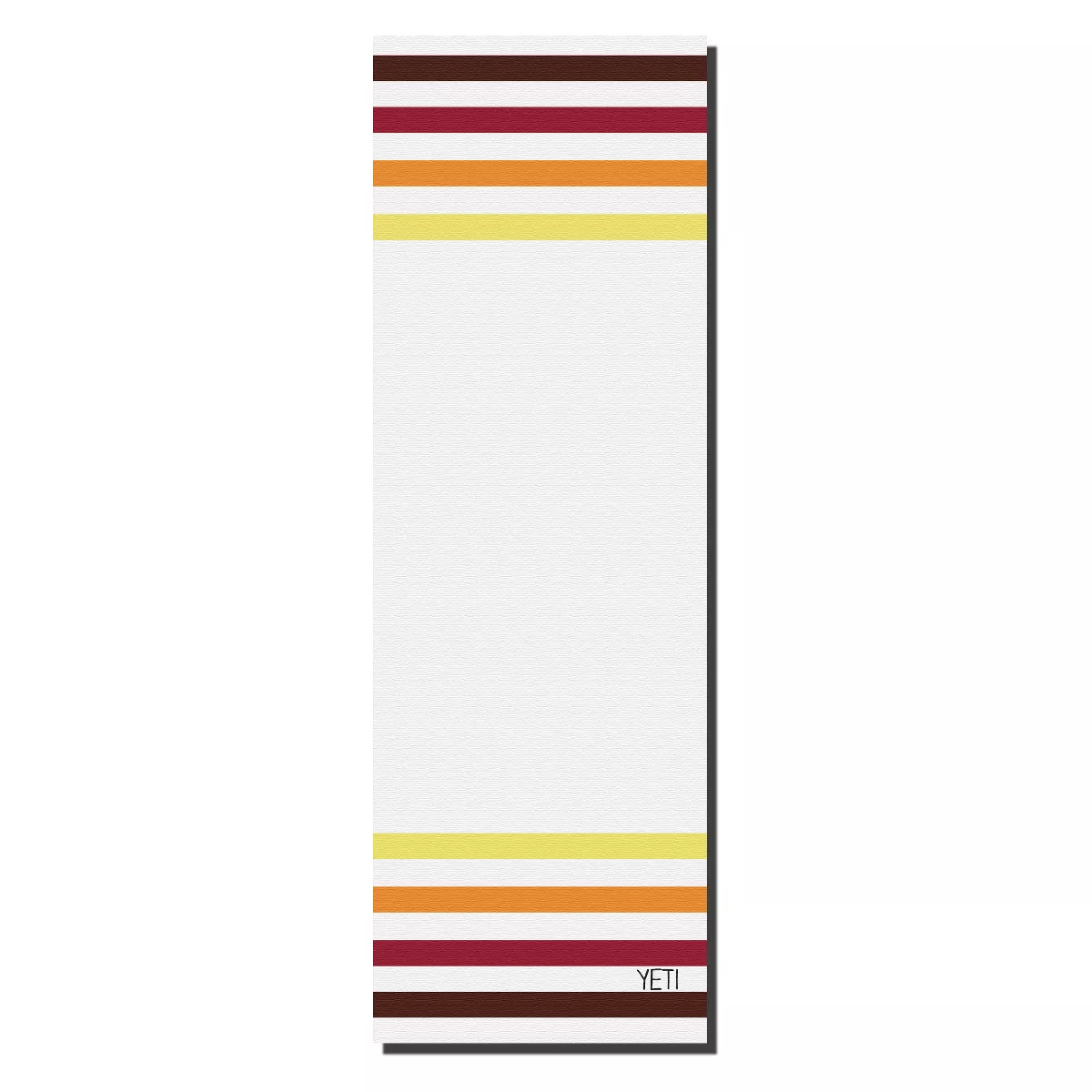 Yeti Yoga Mat - White/Yellow (6mm)