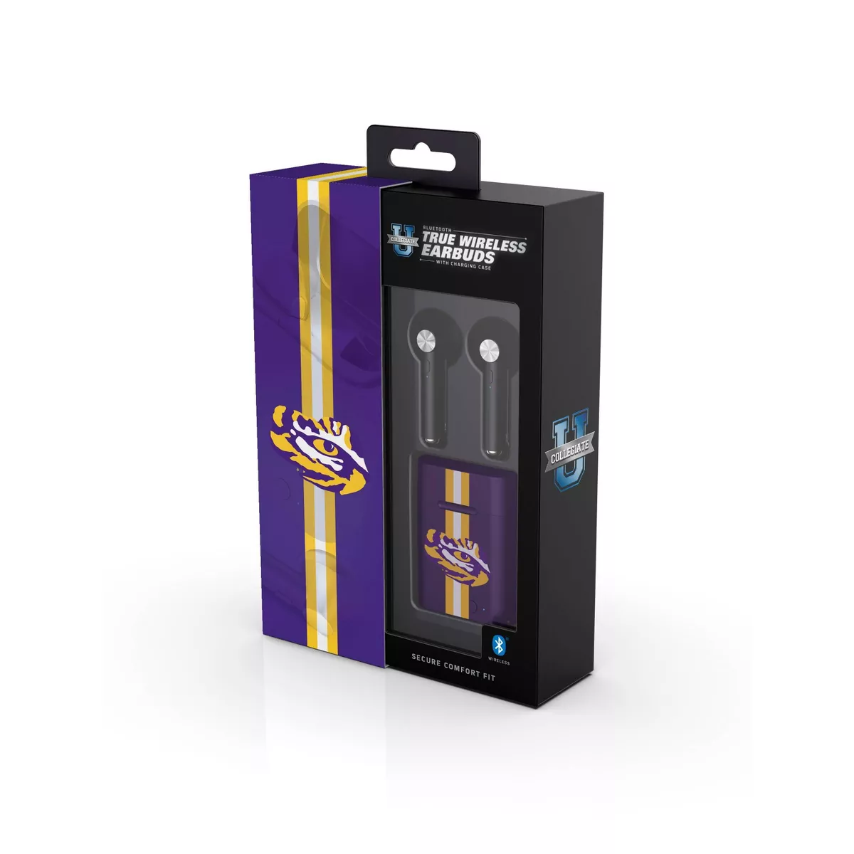 NCAA LSU Tigers True Wireless Bluetooth Stem Earbuds