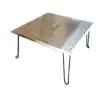 Heatt Warden Fire Pit Heat Deflector Stainless Steel - AZ Patio Heaters