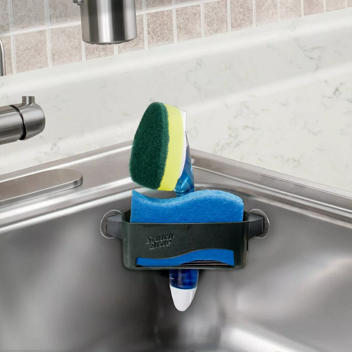 Scotch-Brite Sink Corner Caddy Sponge Holder
