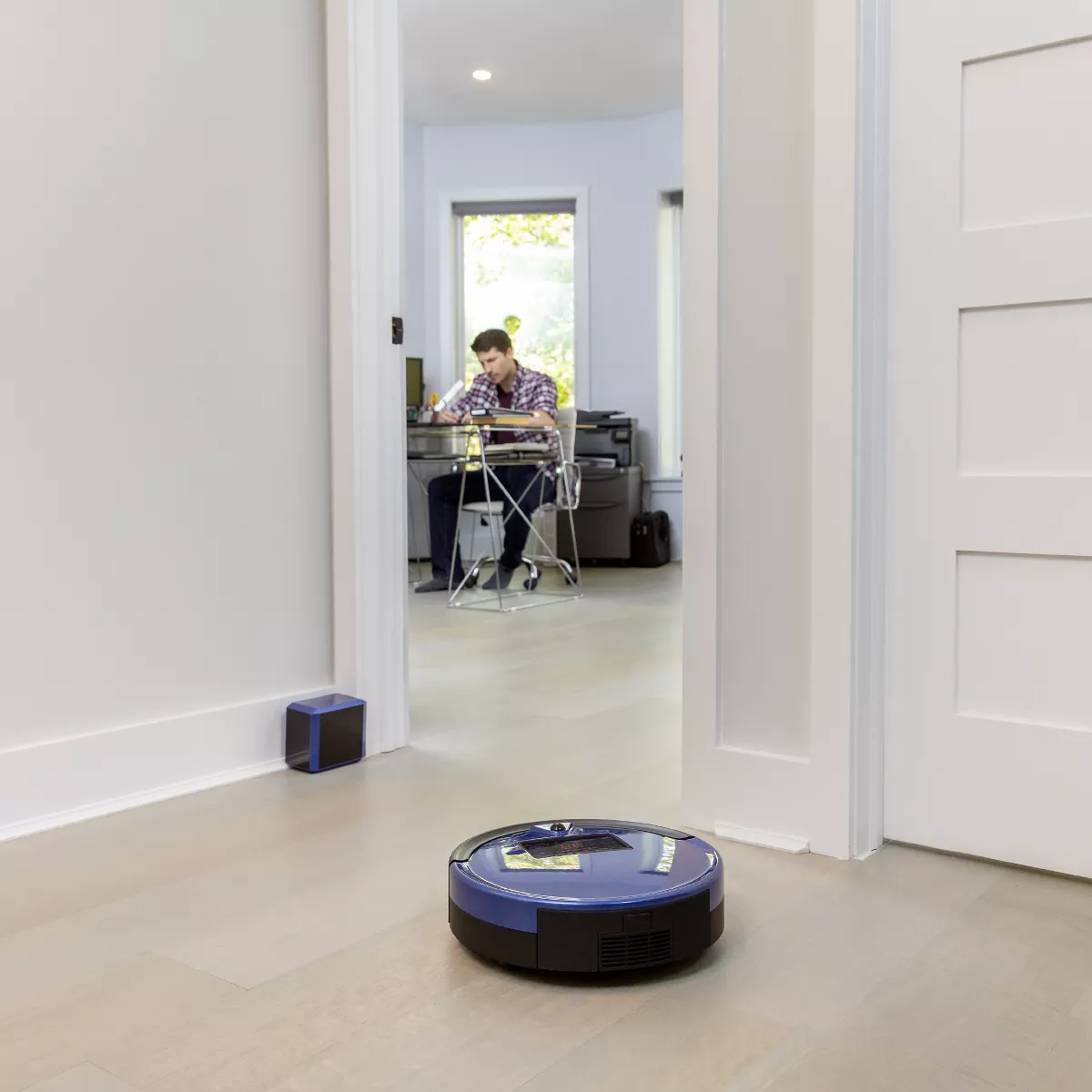 bObsweep PetHair Plus Robot Vacuum Cleaner and Mop - Blue