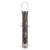 Droll Yankees Classic Finch Feeder with Ring Pull Advantage - Silver