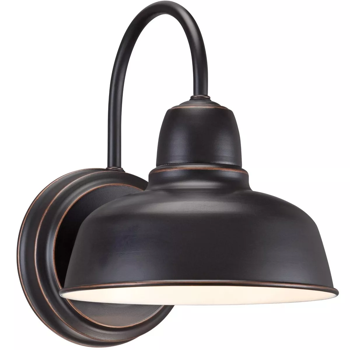 John Timberland Urban Barn Bronze Indoor-Outdoor Wall Lights Set of 2