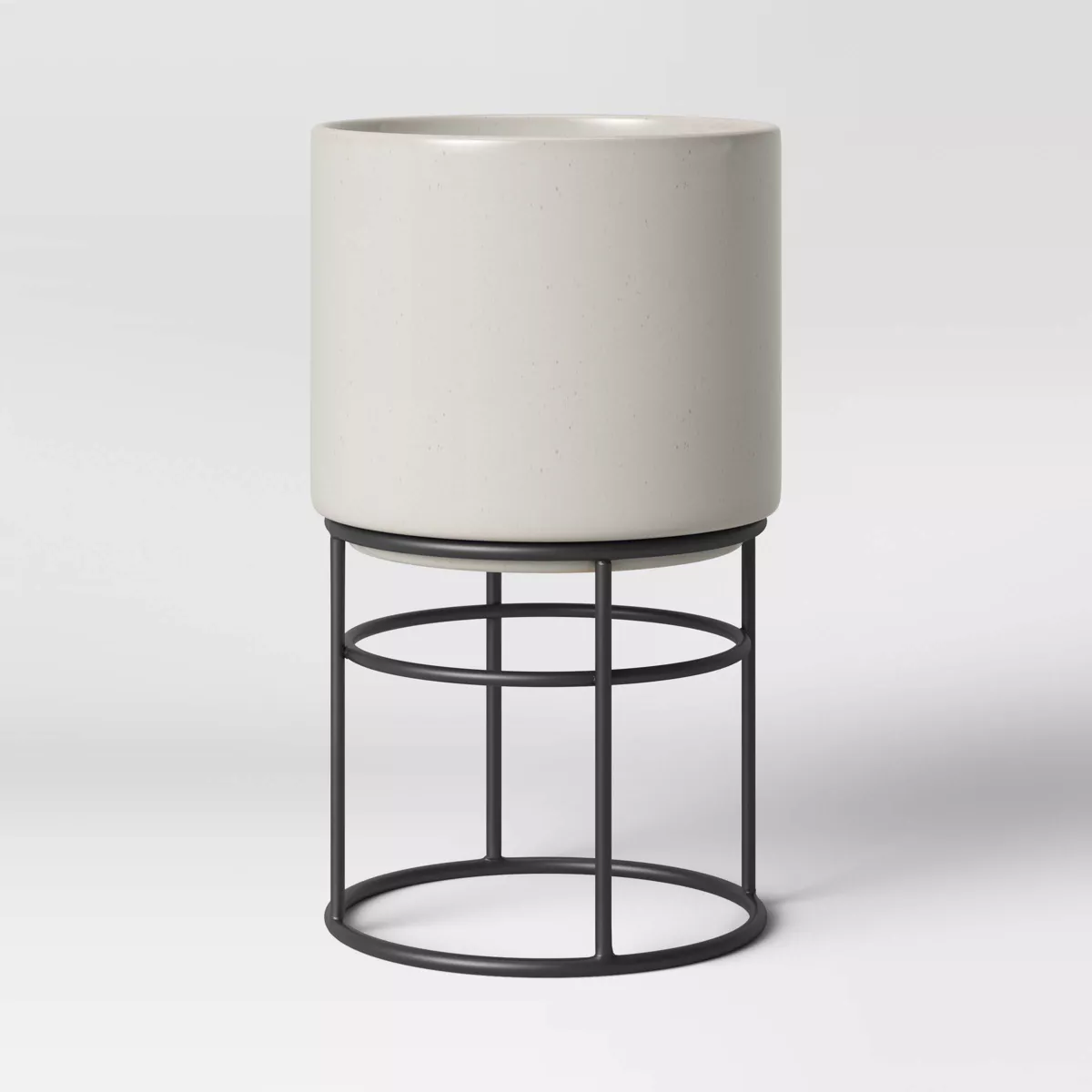 Medium Ceramic Planter on Stand Cream - Project 62™