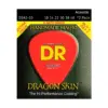 DR Strings Dragon Skin Clear Coated Phosphor Bronze Light Acoustic Guitar Strings (10-48) 2 Pack
