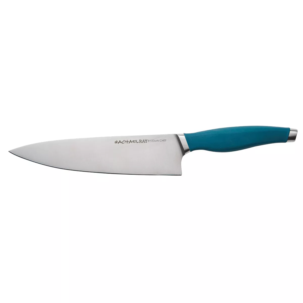 Rachael Ray 3pc Stainless Steel Chef Knife Set Teal