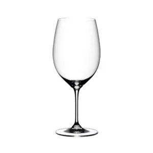 Riedel 6416/0 Vinum Dishwasher Safe Crystal Red Wine Glass Stemware with Microfiber Polishing Cloth for Cabernet Sauvignon, Merlot, Bordeaux (2 Pack)