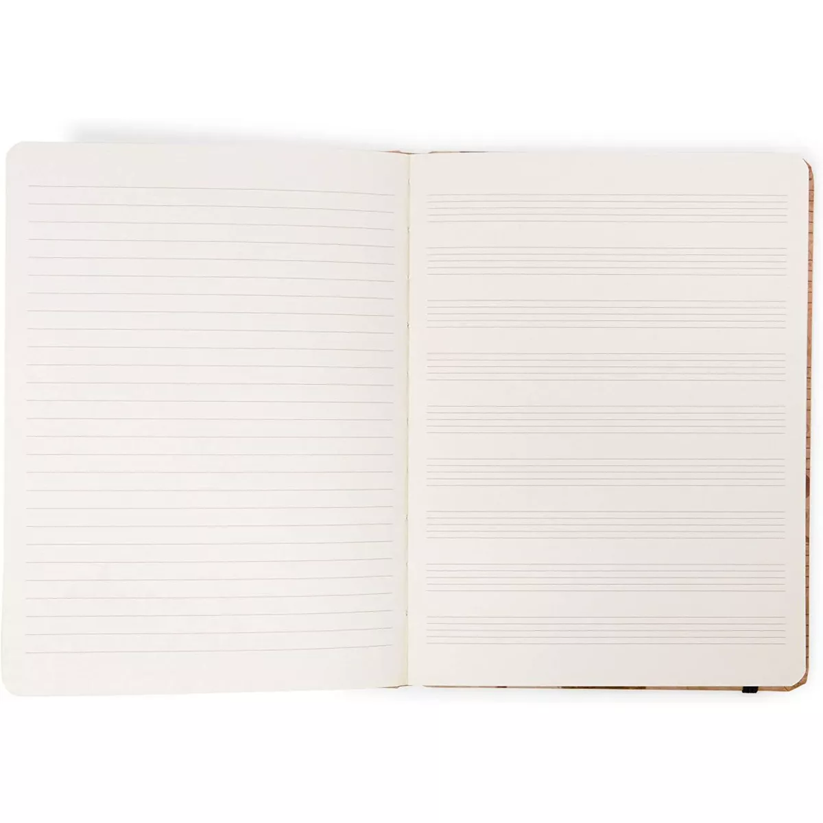 Paper Junkie 3 Pack Lined Vintage Music Journal, Lyric Notebooks (80 Sheets, 6 x 8 in)