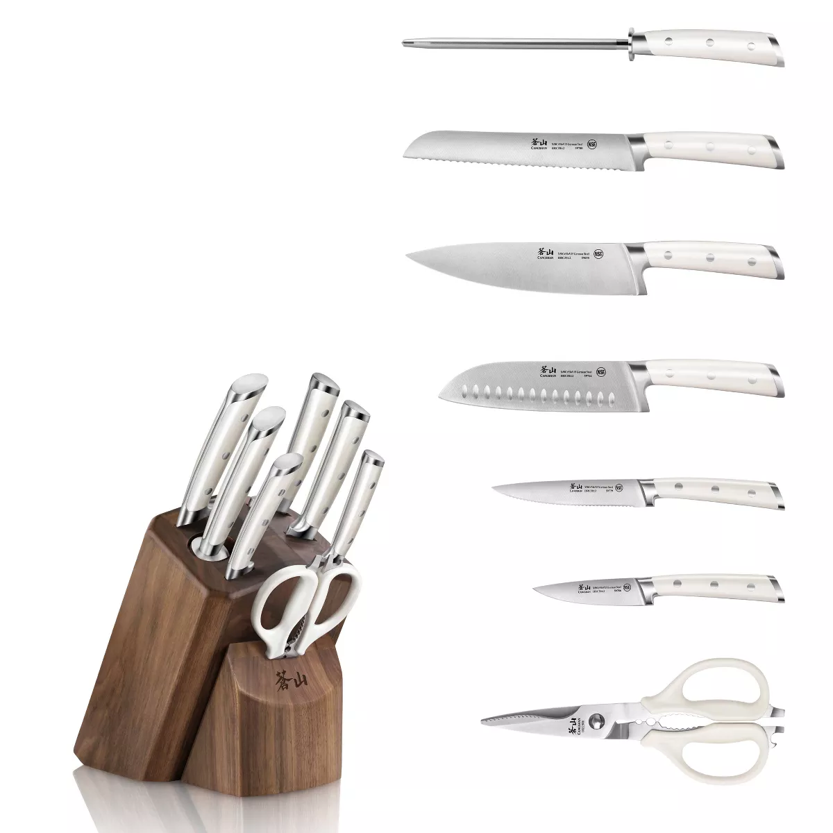 Cangshan Cutlery S1 Series 8pc Block Set