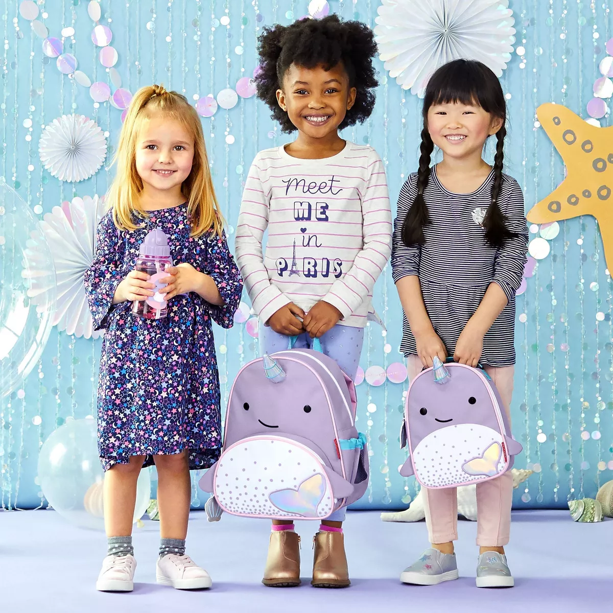 Skip Hop Zoo Little Kids' & Toddler Insulated Lunch Bag - Narwhal