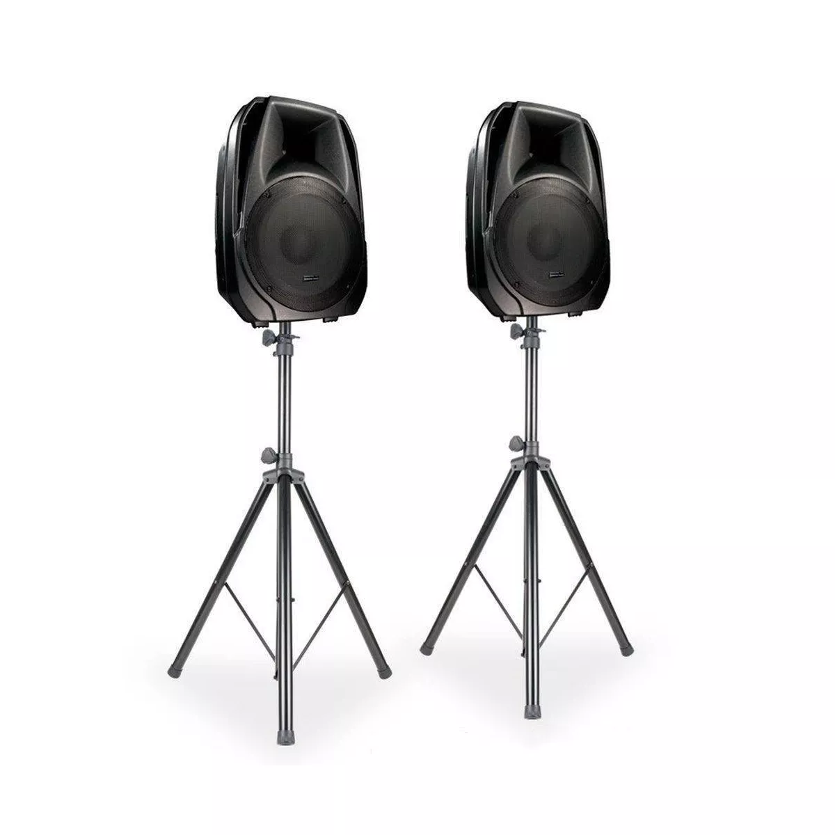 American DJ Universal ACCU Heavy Duty 6' Speaker Stands with Carry Bag (4 Pack)