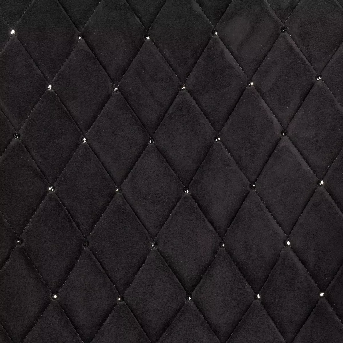 LUNNA 1pc Jet Black Seat Vest Embellished with Swarovski Crystals