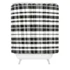 Monika Strigel Farmhouse Gingham Shower Curtain Black - Deny Designs