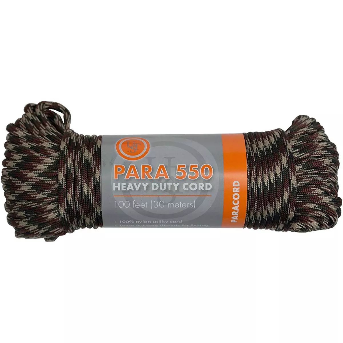 UST Heavy Duty Cord 100' - Green Camouflage