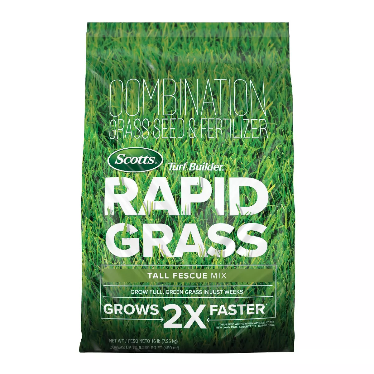 Scotts Turf Builder Rapid Grass Tall Fescue Mix Grass Seeds - 16lb