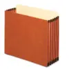 Globe Weis File Cabinet Pockets Straight Cut 1 Pocket Letter Redrope FC1534P