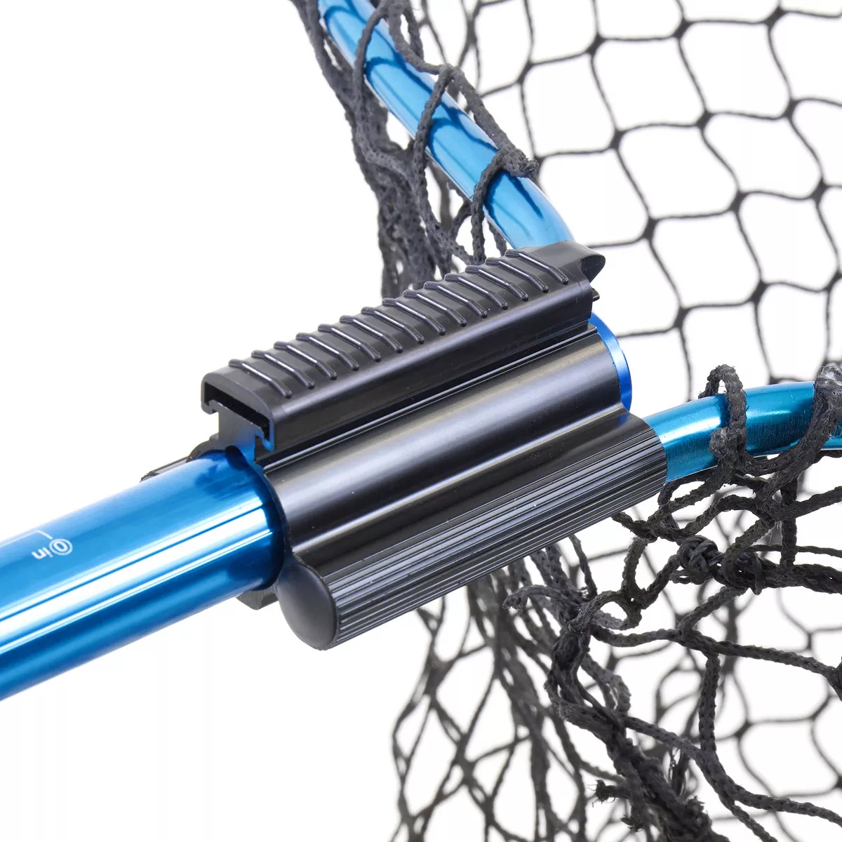 CLAM 14670 Fortis Walleye Fishing Angling Landing Net with 65.3 Inch Telescoping Handle, Conservation Focused Design, and Rubberized Coating