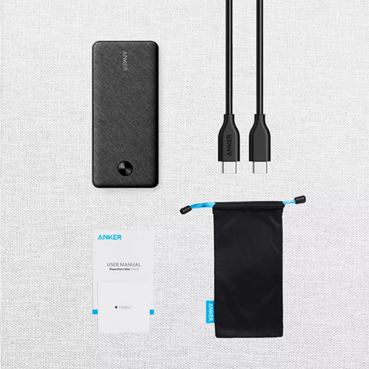 Anker Powercore Metro Slim 10000 mAh Power Bank with Power Delivery - Black