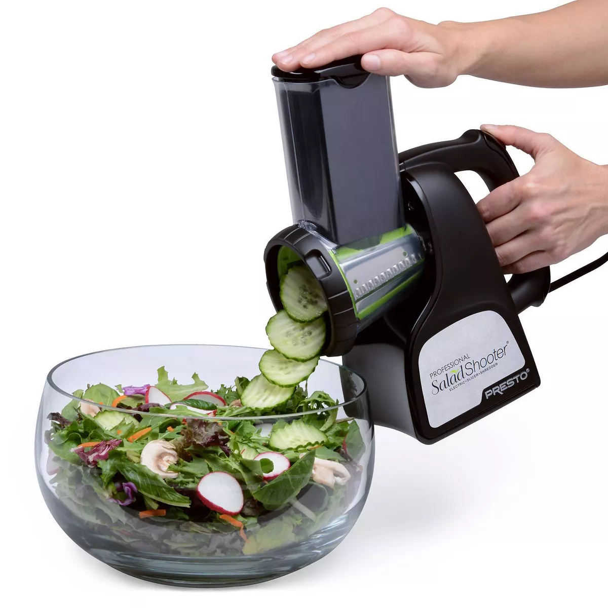 Presto Professional SaladShooter Electric Slicer/Shredder- 02970