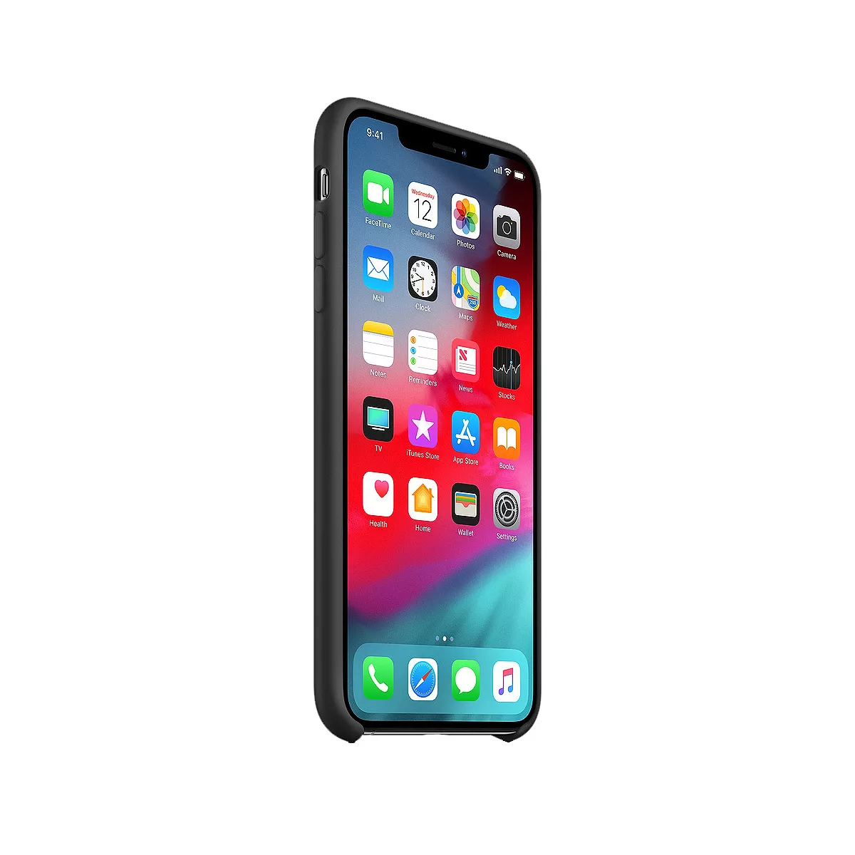 Apple iPhone XS Max Silicone Case - Black