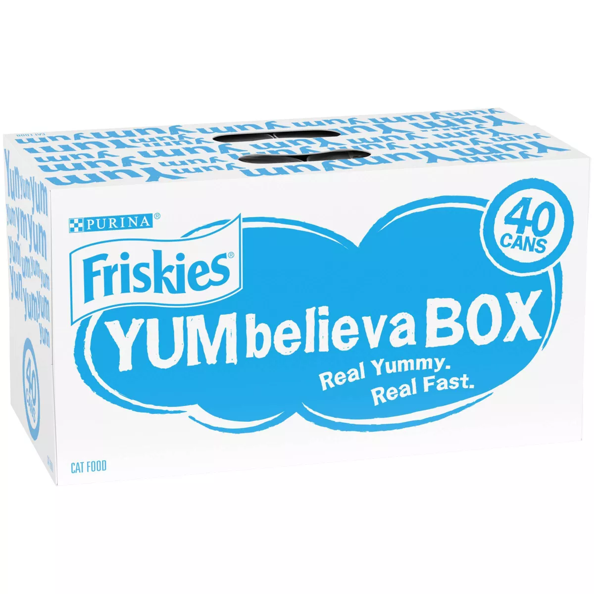 Friskies Yum Believa-Box Stoppable Indoor Adventures Wet Cat Food Variety Pack - 5.5oz/40ct