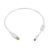 Monoprice USB 2.0 Cable - 1.5 Feet - White | USB Type-A to USB Mini-B 2.0 Cable - 5-Pin, 28/24AWG, Gold Plated
