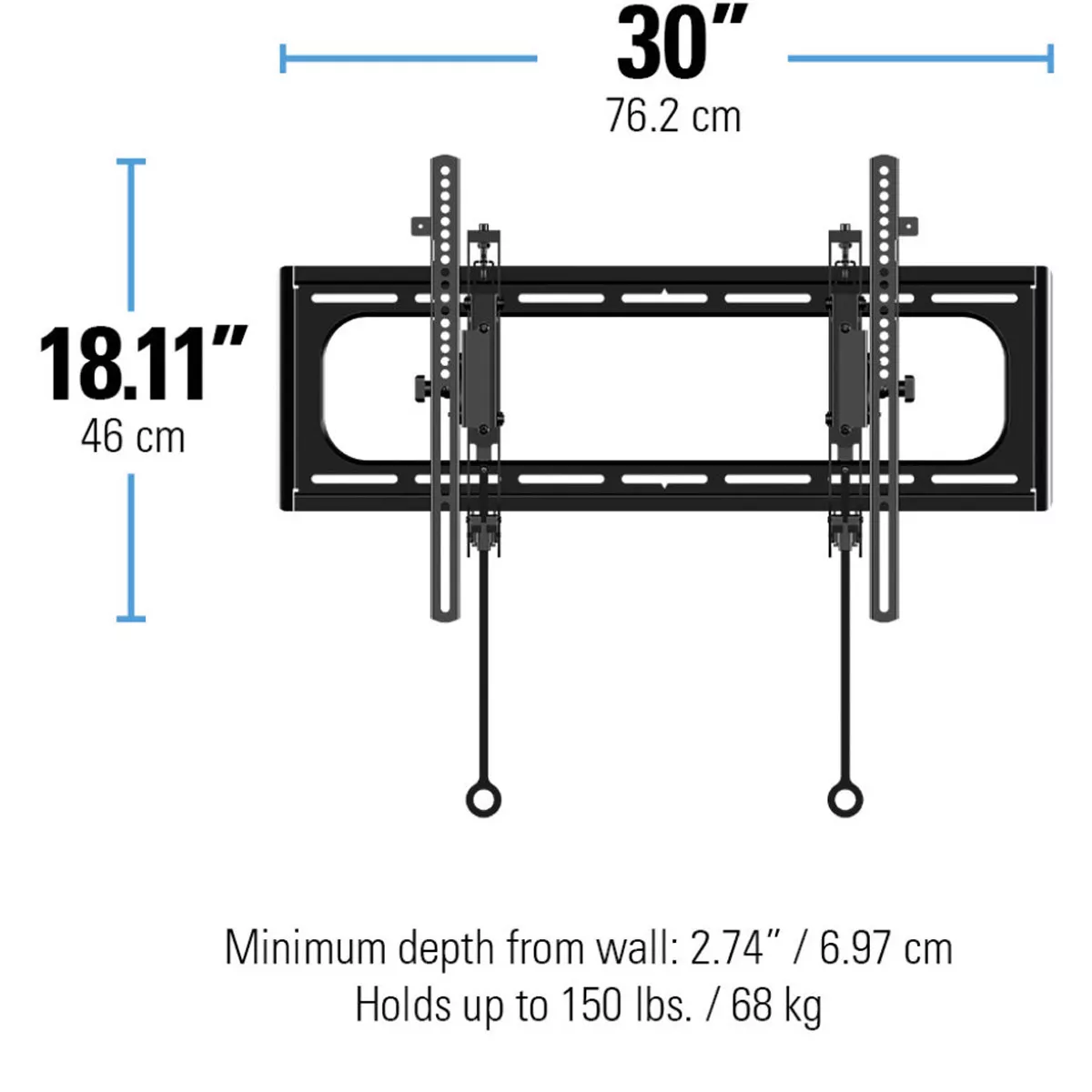 Sanus VLT6 Premium Series Advances Tilt TV Mount for 46