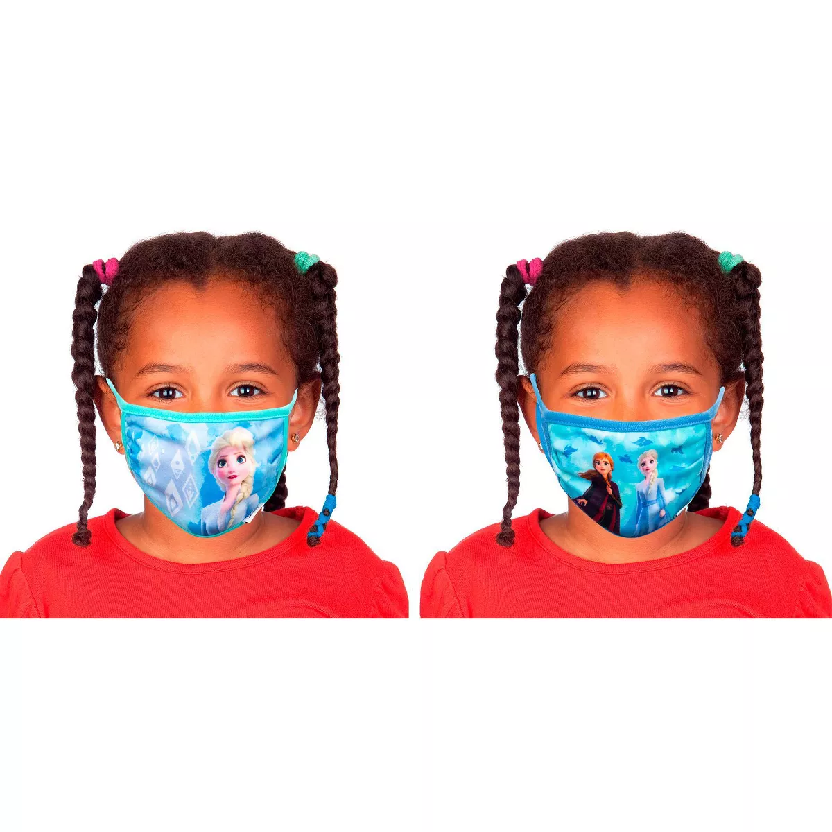 Disney Frozen Girls' Face Covering - 2pk
