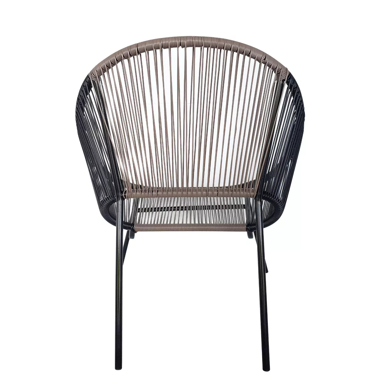 Outdoor 3pc Conversation Set - Black - TK Classics