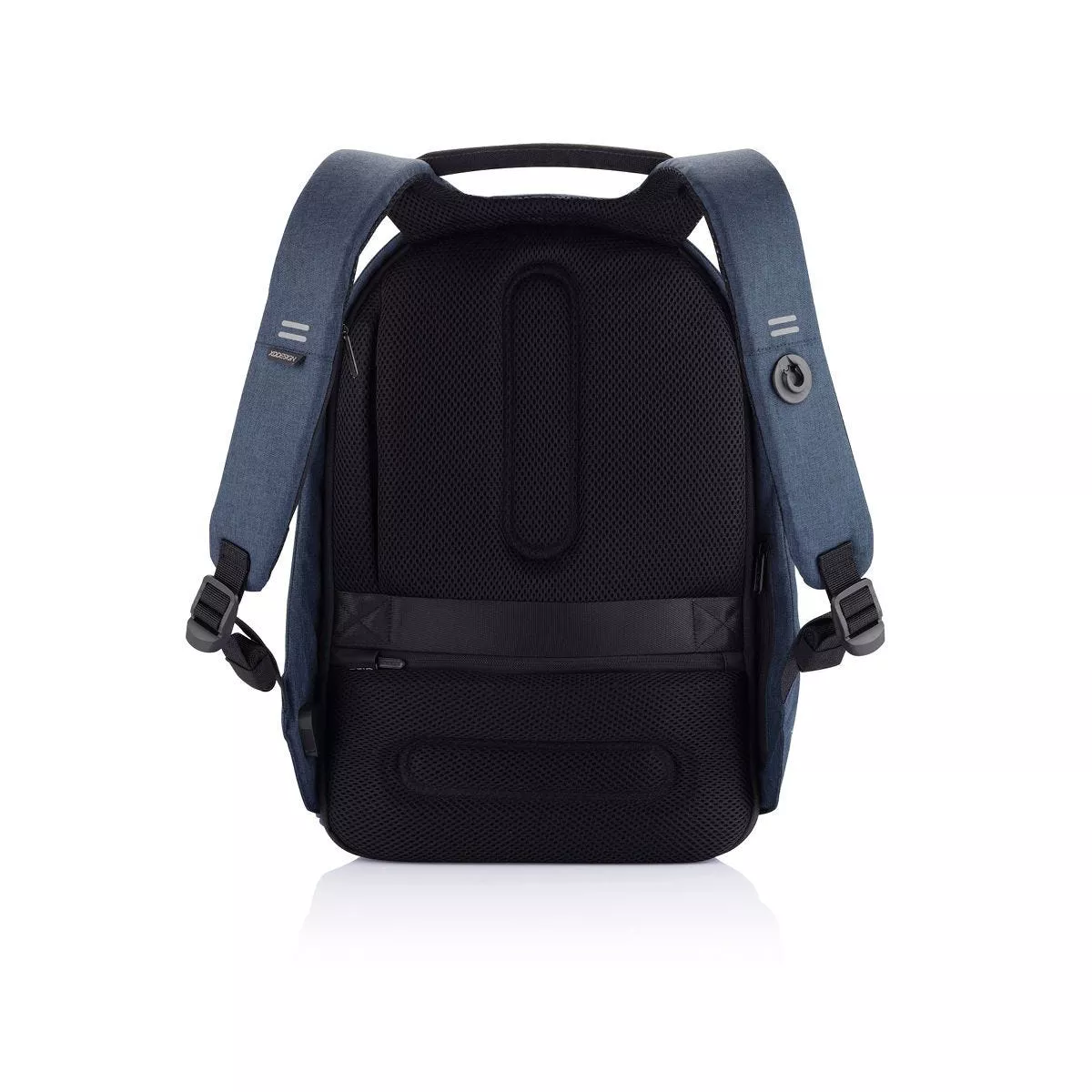 XD Design Bobby Pro Compact Anti Theft Waterproof Travel Laptop Backpack with USB Charging Port, Bottle Holder, and Phone Pouch, Blue