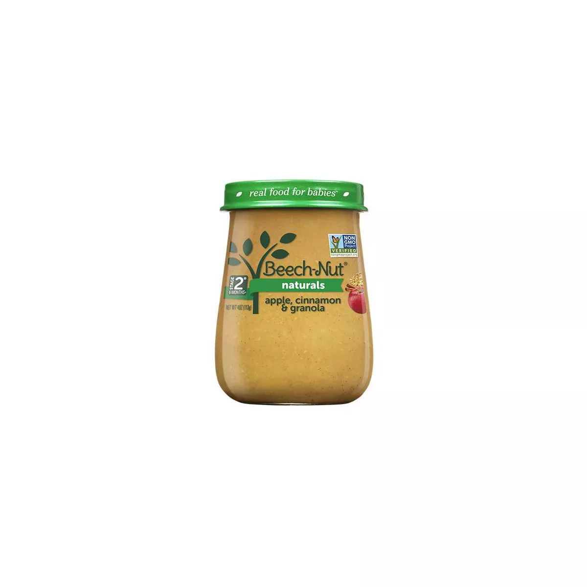 Beech-Nut Naturals Apple Cinnamon & Granola Baby Food Jar - 4oz