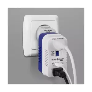 Travel Smart by Conair 2 Outlet Converter Set with USB Port